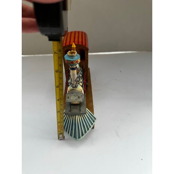 Jim Shore Right On Track Stone Resin Vintage Train Engine 4009604 SIGNED No Box - Picture 8 of 10